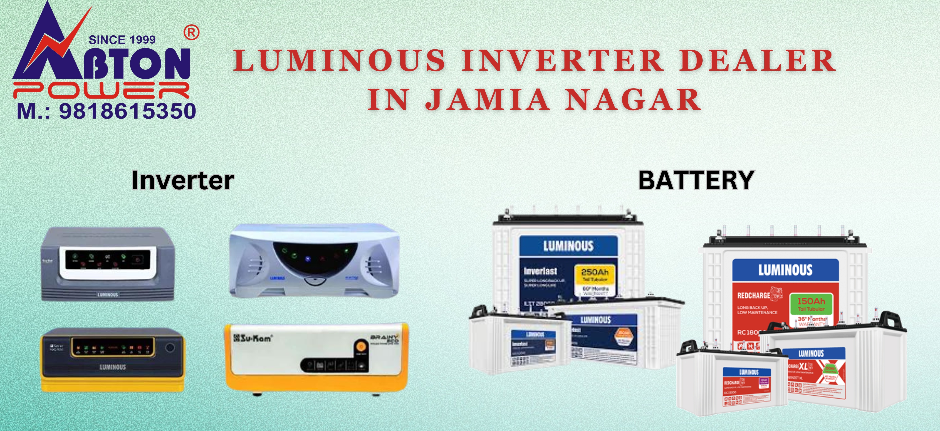 Best Battery Dealer In Jamia Nagar