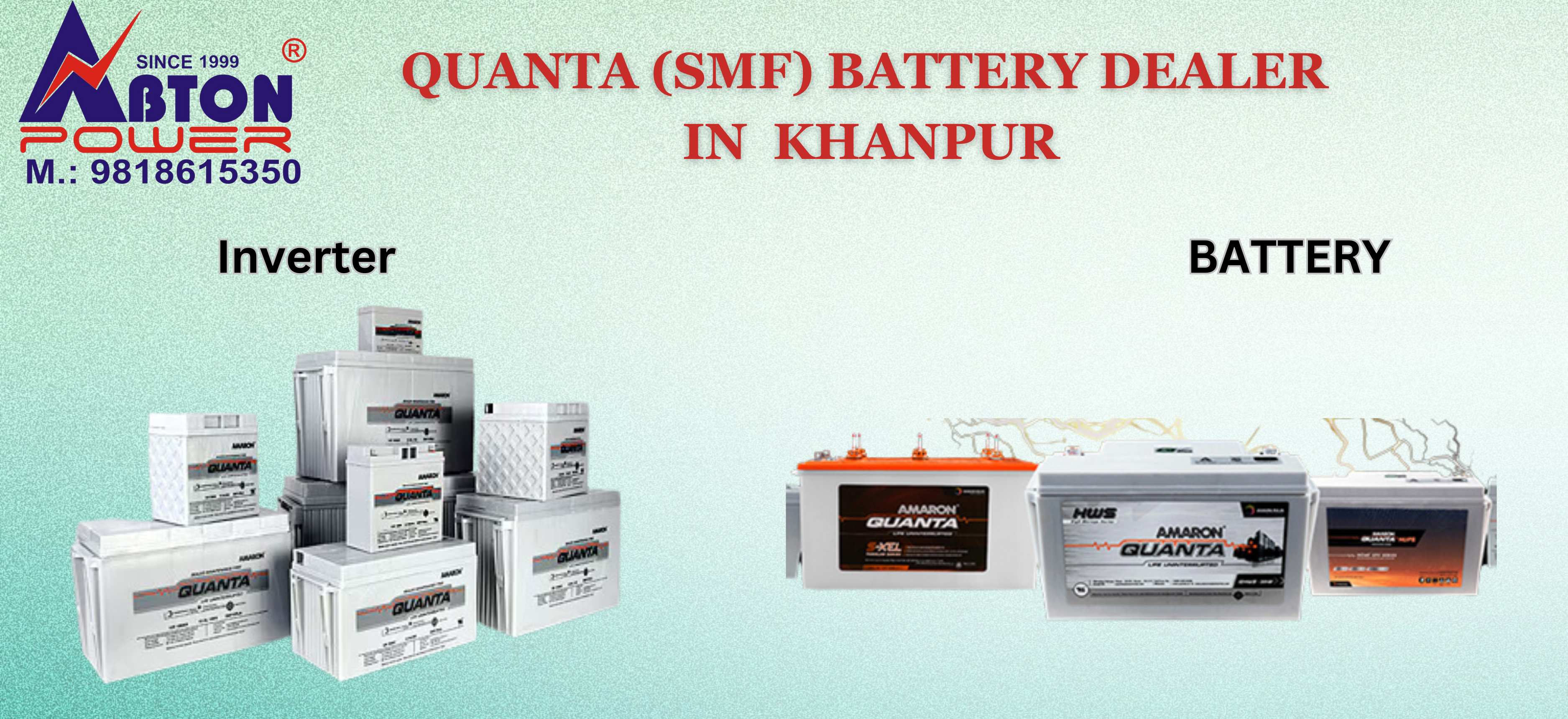 Best battery dealer in Khanpur-Abton Power