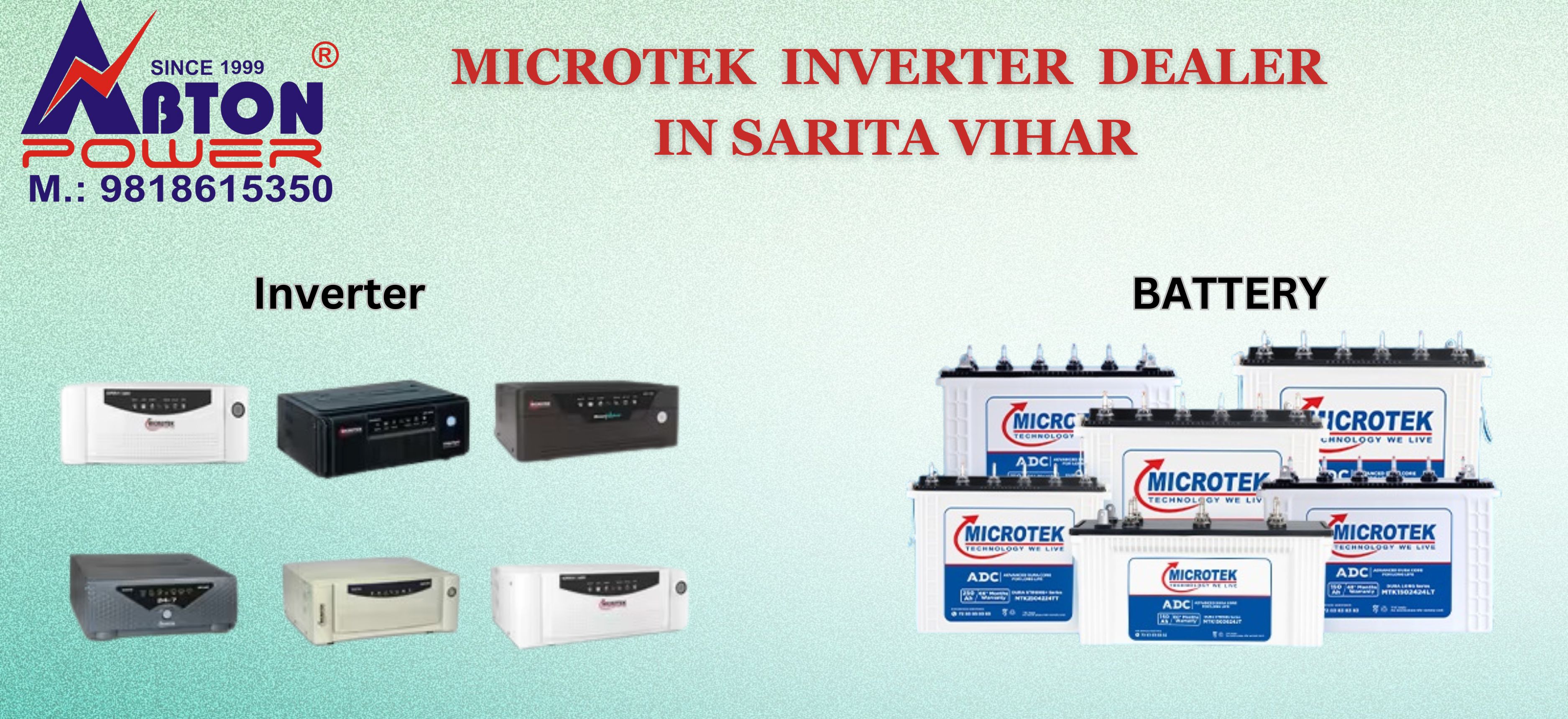 Best Battery Dealer In Sarita Vihar