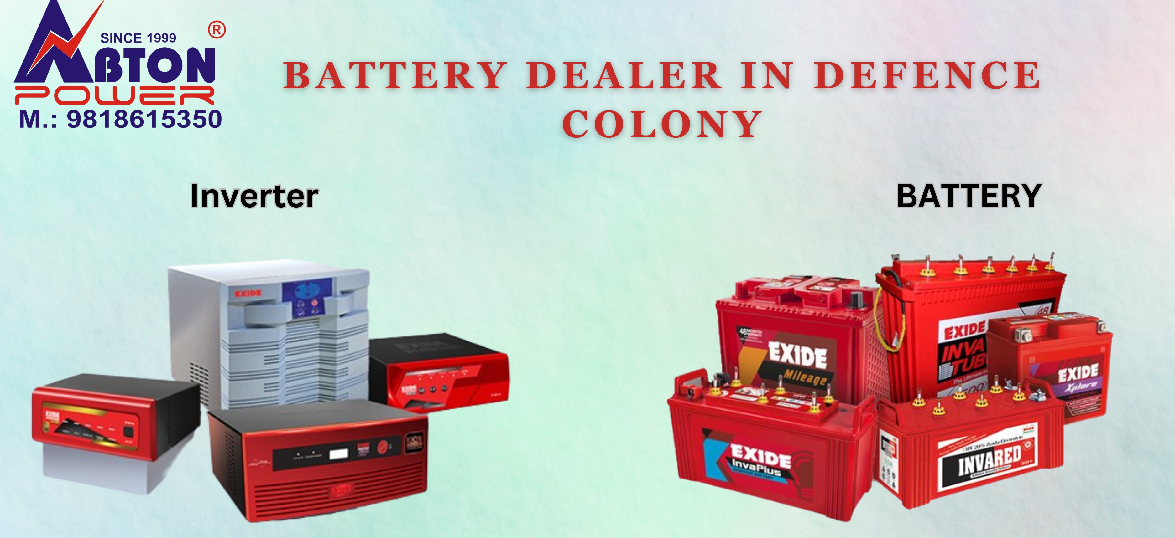 Best Battery Dealer In Defence Colony 