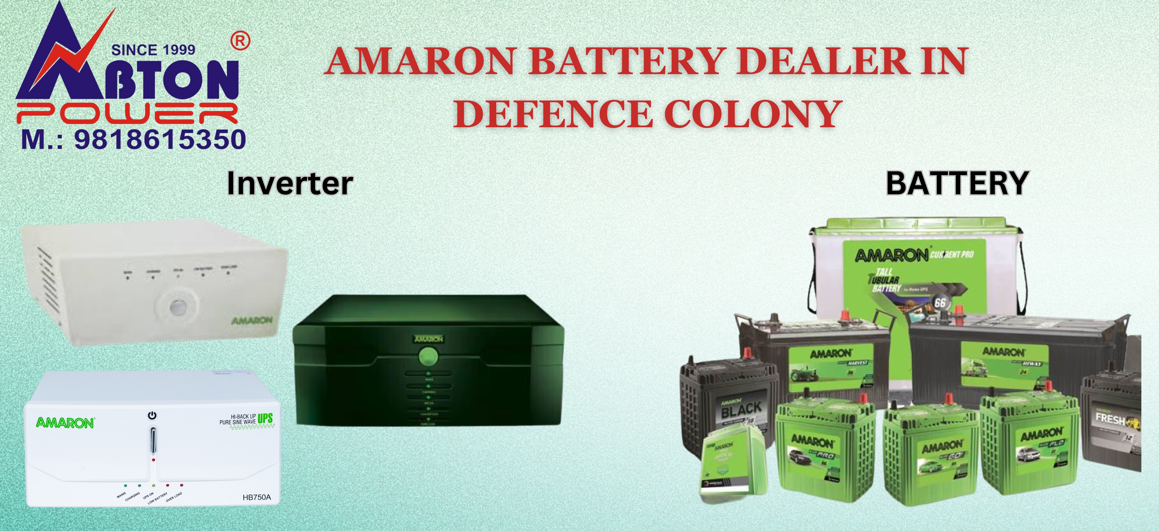 Best Battery Dealer In Defence Colony